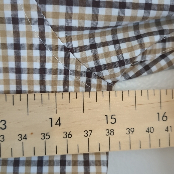 Tommy Hilfiger Shirt Boys Size 6 Beige Button Down School Church Wedding - Picture 5 of 7